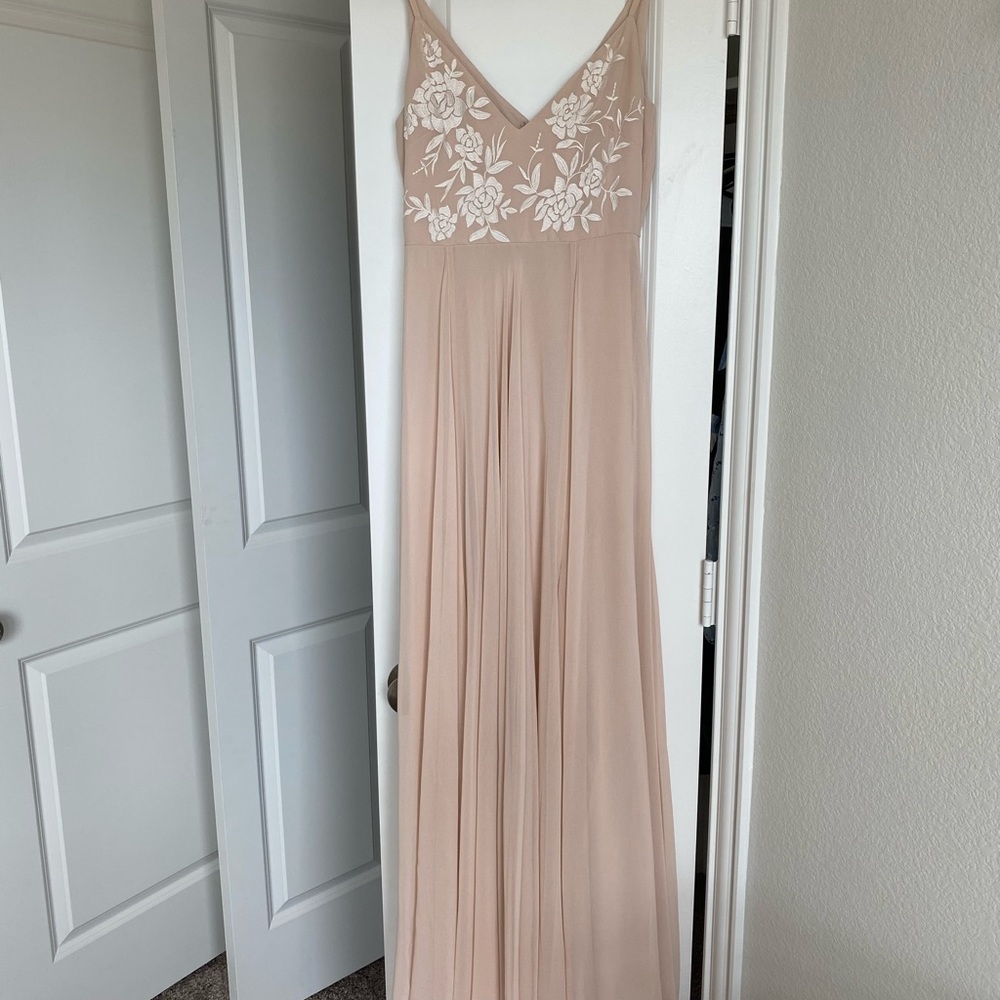BHLDN Sadia Blush Dress Size 2